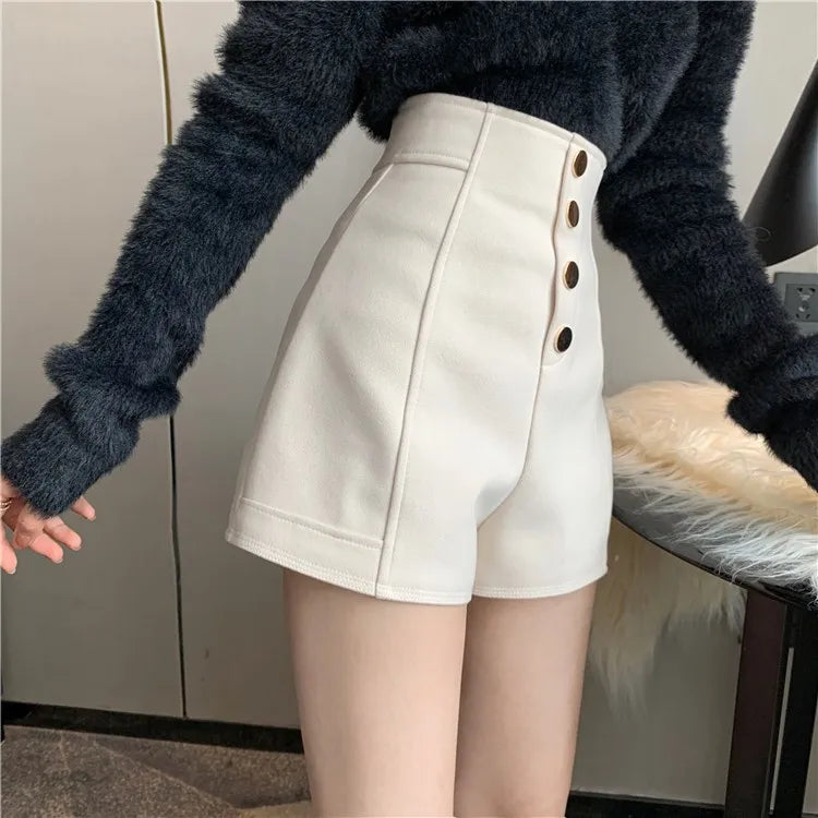 IMIEMIE 2024 New Fashion Black Short Pants Casual Woman To Wear White High Waist Women's Shorts Summer Cheap Hot Streetwear Aesthetic