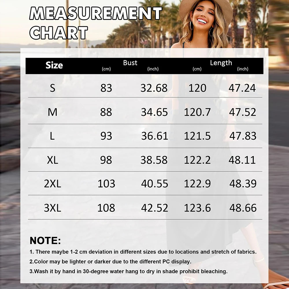 IMIEMIE 2024 Summer Slim Halter Long Dress for Women Sexy Sleeveless Spaghetti Strap Dress with Pocket Ladies V-Neck Holiday Beach Dress