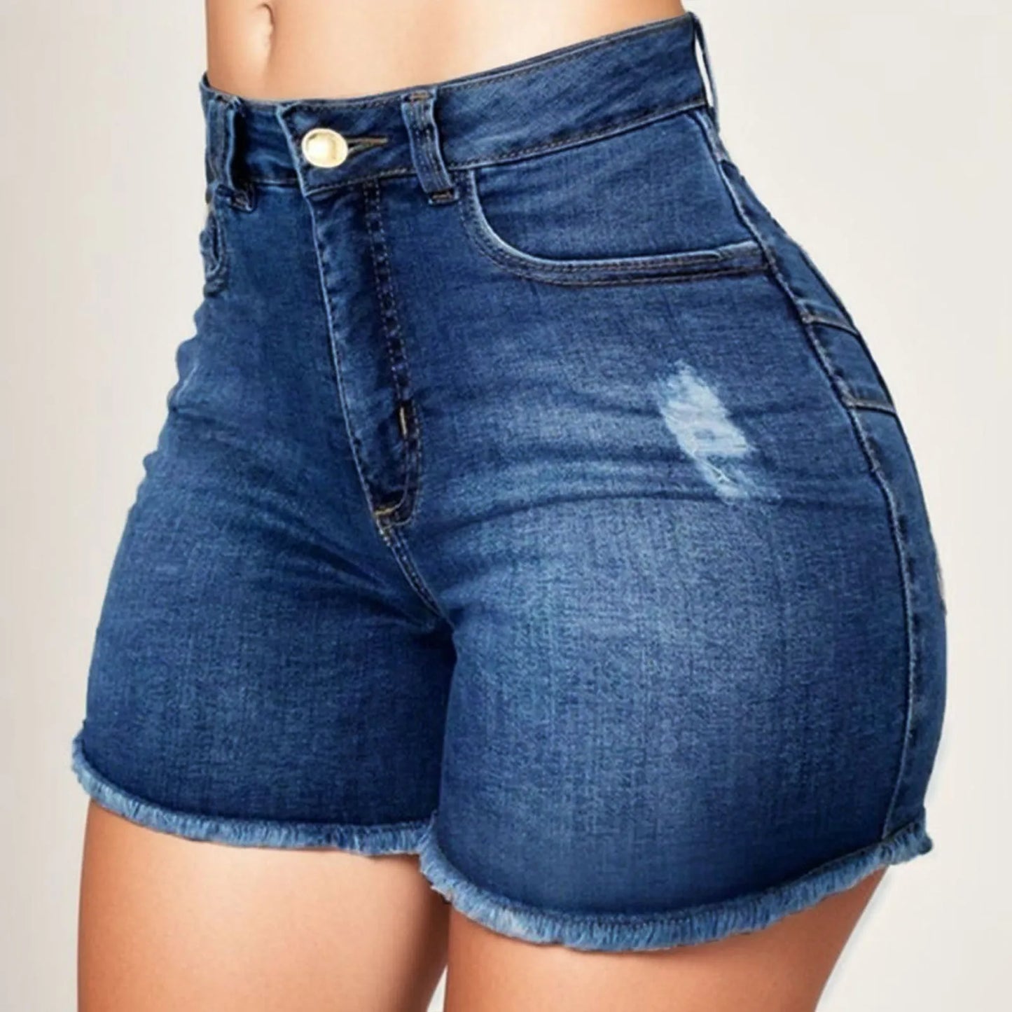 IMIEMIE 2024 Women's Summer High Waisted Mini Denim Shorts Sexy Ladies Club Party Wear Slim Bodycon Short Jeans Chic Denim Skirt Female