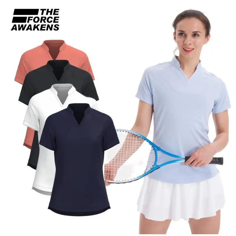 IMIEMIE 2piece Set,Women's Tennis T-shirts Loose Fitting Golf Top Shortsleeves Quick-dry Running Tees Halloween Women's Active Clothing