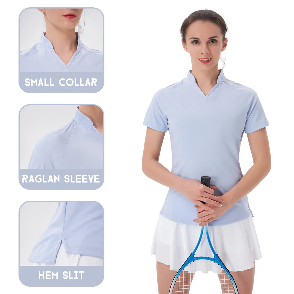 IMIEMIE 2piece Set,Women's Tennis T-shirts Loose Fitting Golf Top Shortsleeves Quick-dry Running Tees Halloween Women's Active Clothing