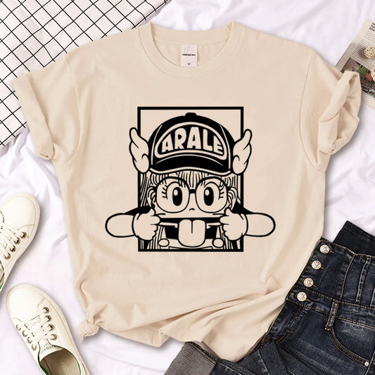 IMIEMIE Arale t shirt women designer Japanese Tee girl designer harajuku clothing