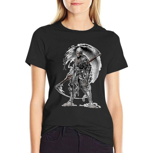 IMIEMIE Black Myth Wukong T-Shirt oversized lady clothes customs t-shirt dress for Women plus size