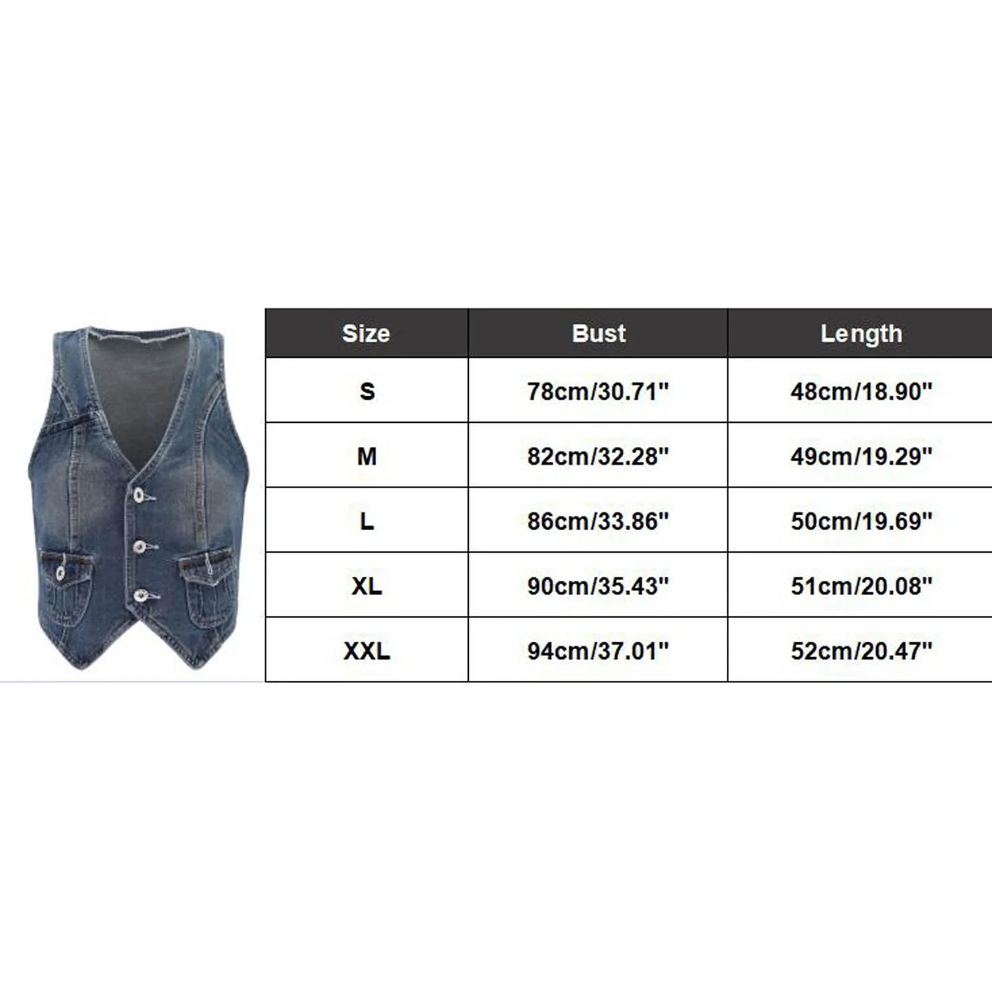 IMIEMIE Fashion Retro Y2K Denim Vest V Neck Button Pocket Slim Short Denim Vest Women's Sleeveless Denim Jacket Vest Top Streetwear