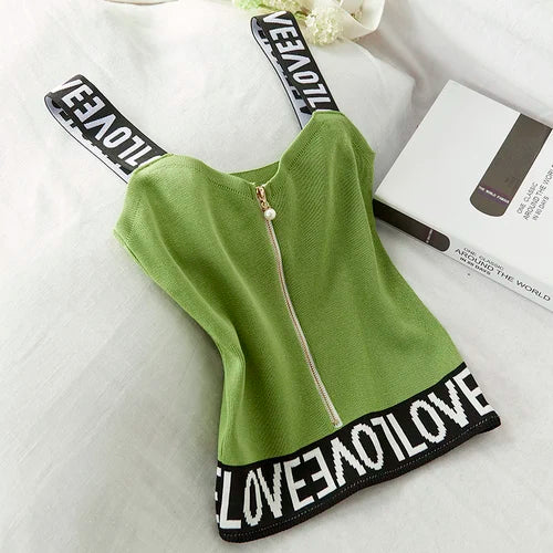 IMIEMIE Gorset Camisoles for Women Woman Crop Knit Bow Top Cropped Debardeur Femme Chest Binder Women Tank Corto Dropshipping