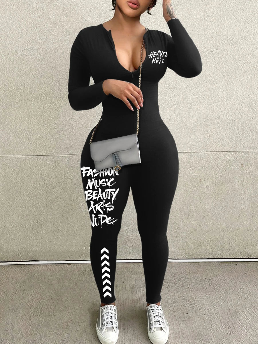 IMIEMIE LW Sexy Y2K Short Sleeve COTTON Slim Bodycon Front Zipper Up Skinny Romper Women Sporty Streetwear Summer Casual Jumpsuit