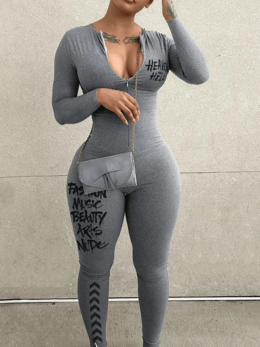 IMIEMIE LW Sexy Y2K Short Sleeve COTTON Slim Bodycon Front Zipper Up Skinny Romper Women Sporty Streetwear Summer Casual Jumpsuit