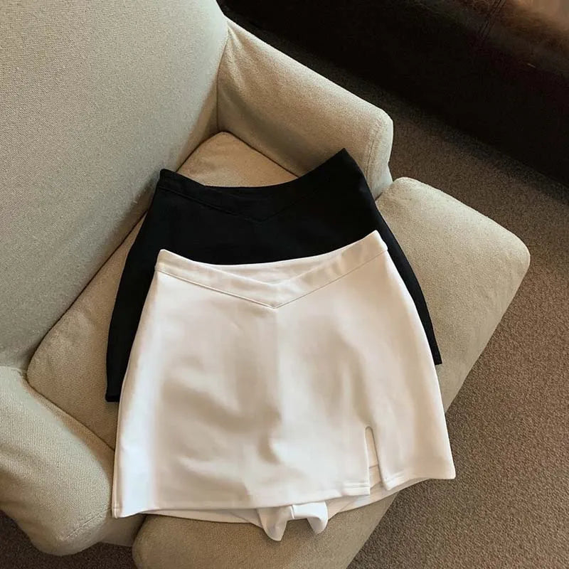 IMIEMIE Mini Skirts Women Simple Spring Slim Sexy Popular Hotsweet High Waist Leisure Chic Streetwear Mature Temperament All-match