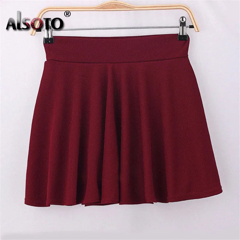 IMIEMIE Summer 2024 Women Skirt Elastic Faldas Ladies Midi Skirts Pleated Black Sexy Stripe Girl Mini Short School Skirts saia feminina