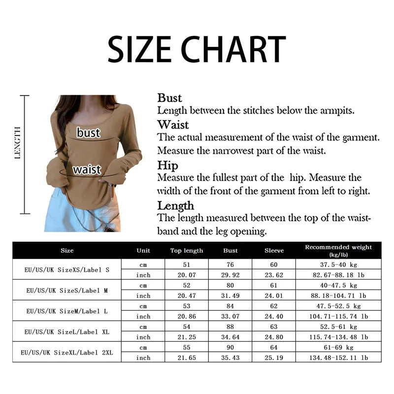 IMIEMIE Women'S Long Sleeve T Shirt Autumn Winter Y2k Crop Top Casual Slim Fit Pullovers Korean O-Neck Top Streetwear Female Basic Tee